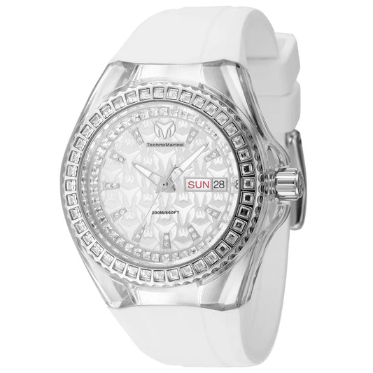TechnoMarine TM-121171 TM-121171 Watch - Silver Dial Silicon Band