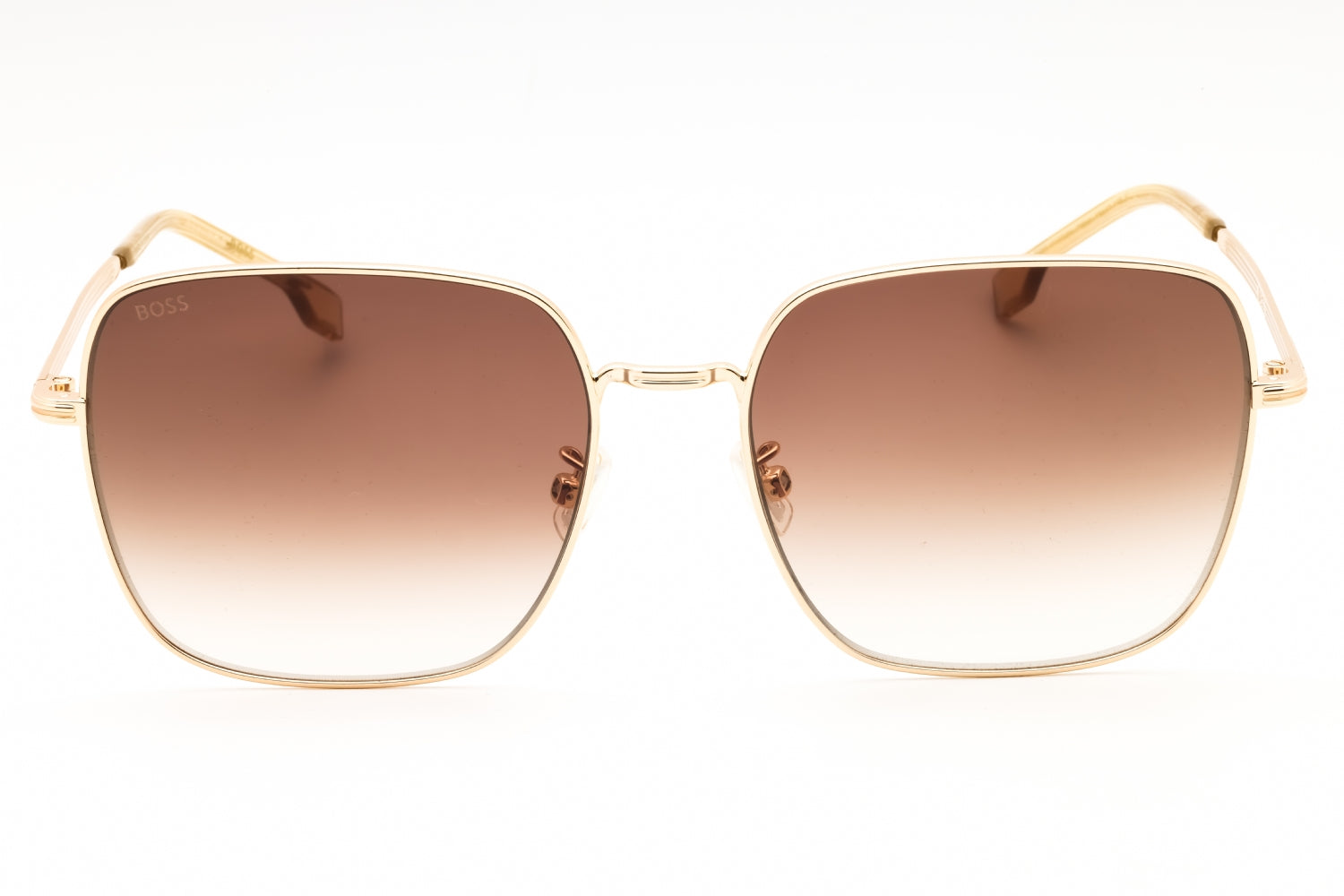 Hugo Boss BOSS 1613/F/SK-0000 HA sunglasses in rose gold frame with brown sf lenses