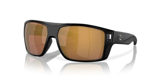 Costa del Mar 06S9034 903432 62 Black Rectangle Sunglasses 0mm Sunglasses