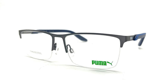 Puma PE0152OL 004 Blue / Crystal  Eyeglasses 57mm