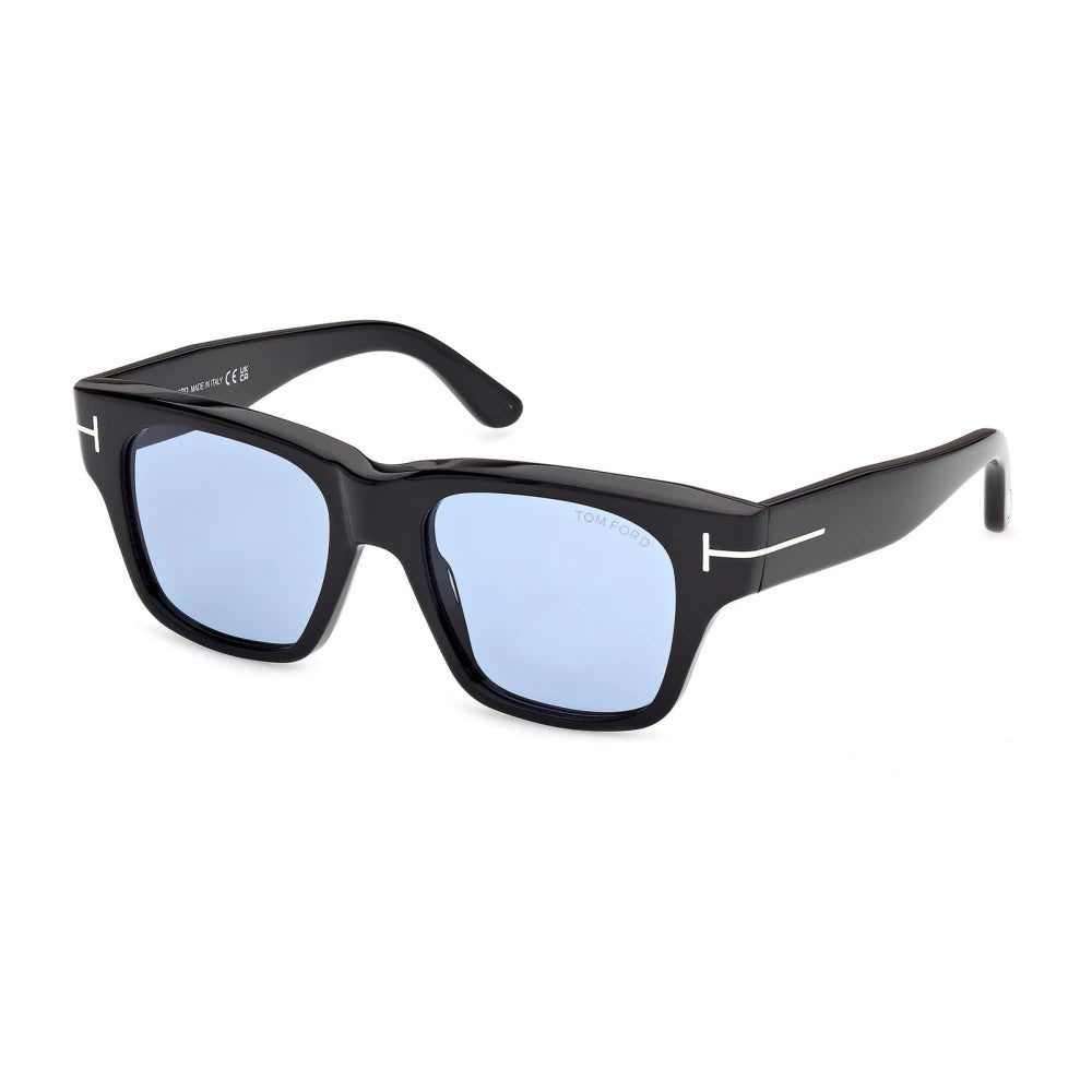 Tom Ford FT1280-5301V-53 Shiny Black Square  53mm Sunglasses