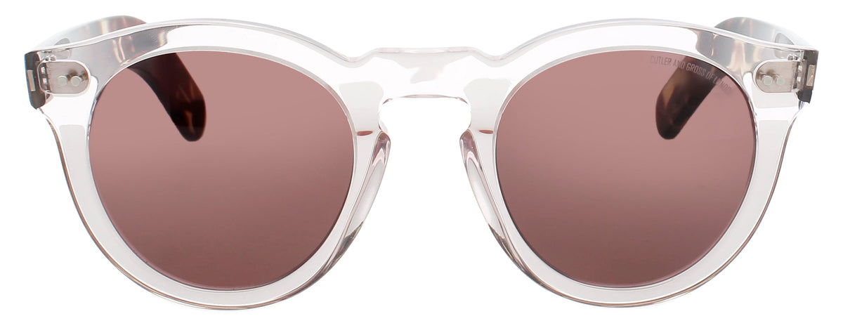 Cutler And Gross CGSN-0734-50-05 NUDE PINK / WHISKEY HAVANA  Unisex Sunglasses 51mm Sunglasses