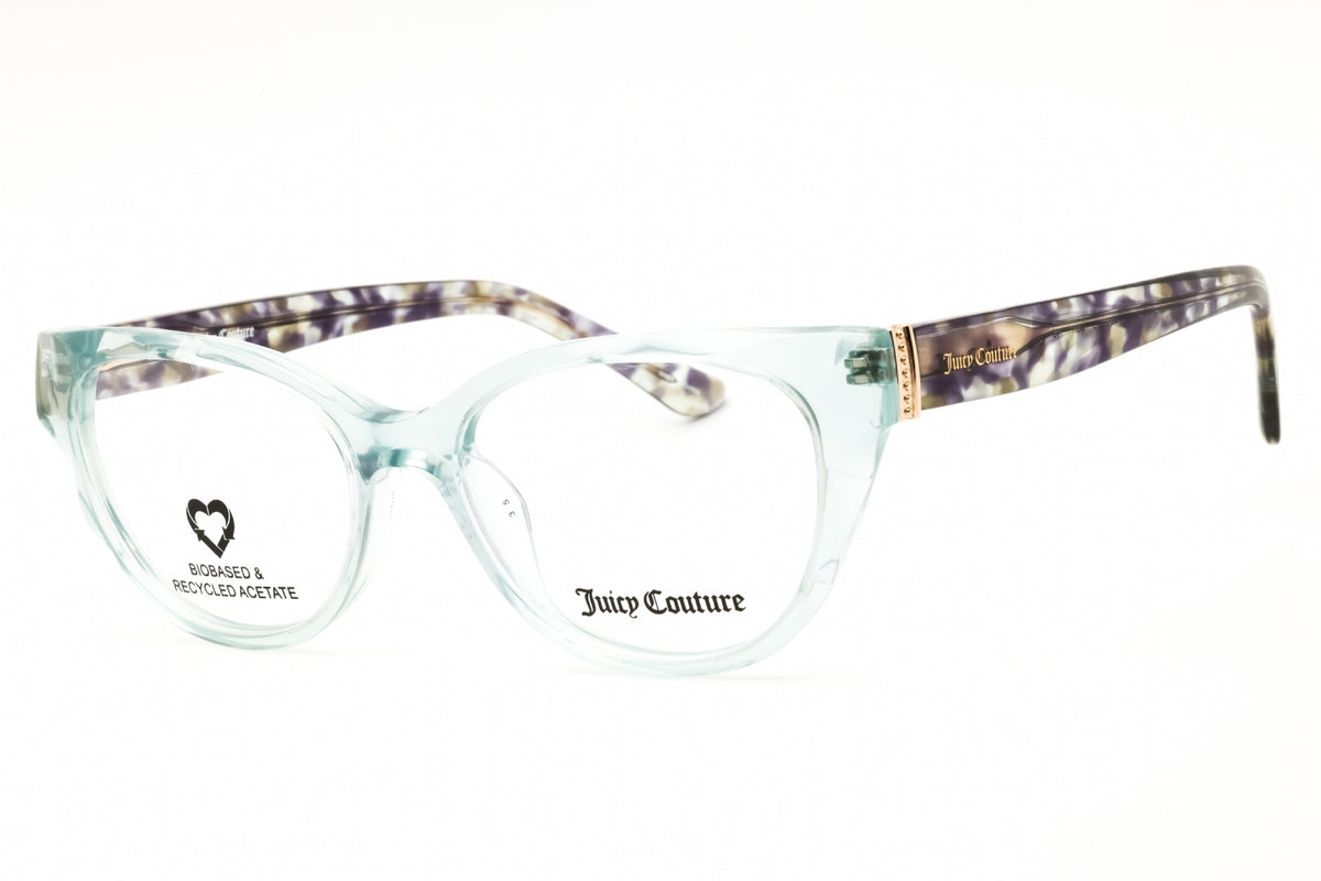 Juicy Couture JU 255/G-00OX 00 CRY GREEN Cat eye Eyeglasses 53mm Eyeglasses