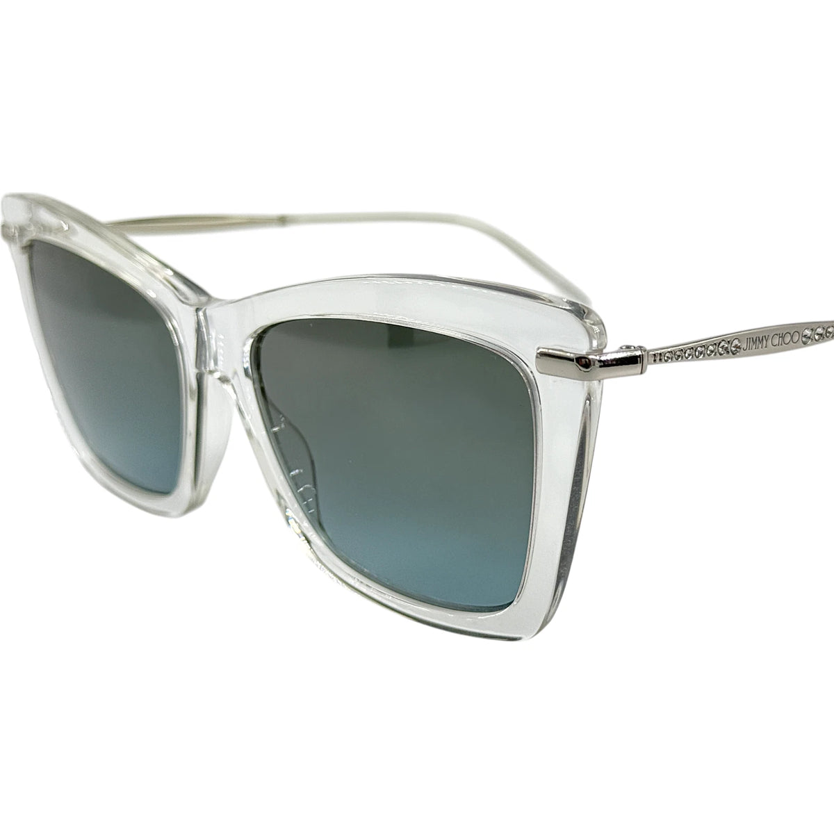 Jimmy Choo 0SADY-S-900-56 Crystal Aviator SUNGLASSES 56mm Sunglasses