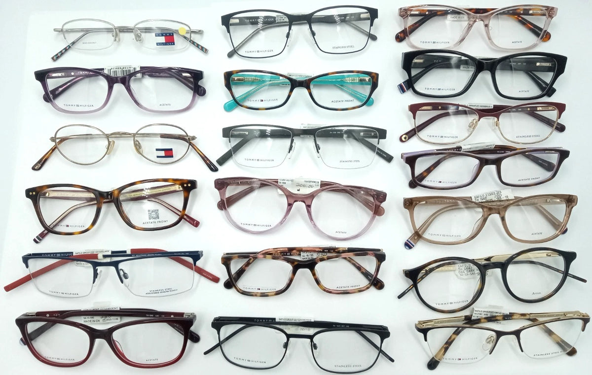 Tommy Hilfiger TH2055-807-54 Black Rectangle Eyeglasses 54mm Eyeglasses