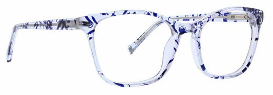 Vera Bradley Amara Perennials Grey 5217 52mm New Eyeglasses