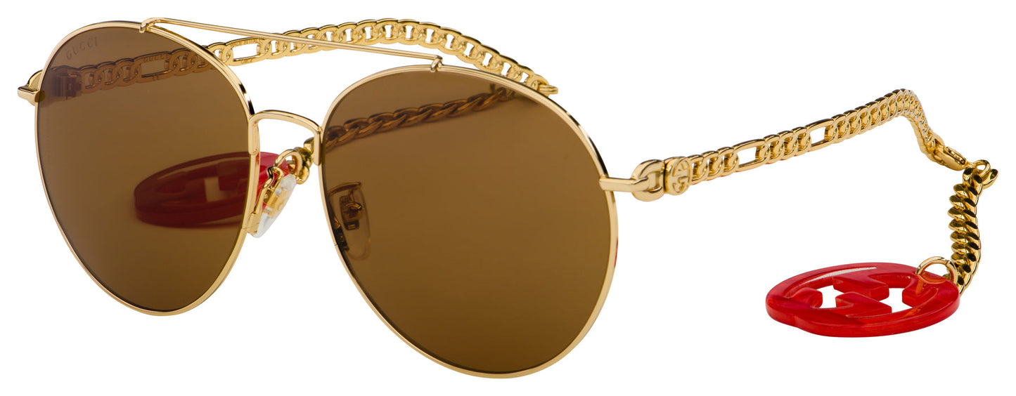 Gucci GG0725S-002-61 61mm New Sunglasses