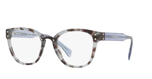 Miu Miu 0MU04QV-UAH1O1-52 Brown Cat Eye EYEGLASSES 52mm Eyeglasses