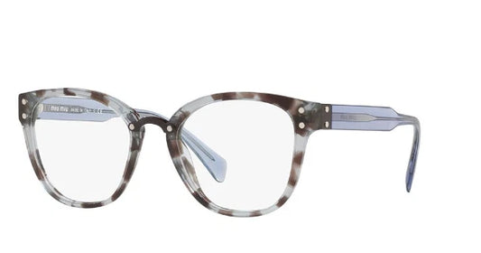 Miu Miu 0MU04QV-UAH1O1-52 Brown Cat Eye EYEGLASSES 52mm Eyeglasses