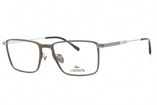 Lacoste L2285-029 eyeglasses in semimatte dark ruth frame with clear lenses