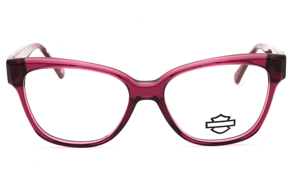 Harley Davidson HD50106-069 shiny bordeaux Cat eye Eyeglasses 54mm Eyeglasses