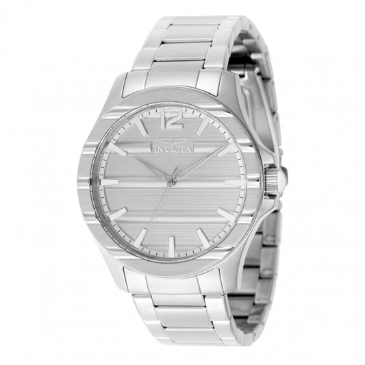 Invicta 50329 watch with silver dial and stainless steel band