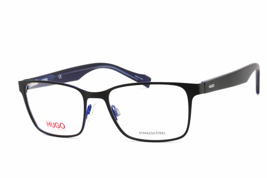 HUGO HG 0183-00VK 00 Black Blue Rectangular Eyeglasses 53mm