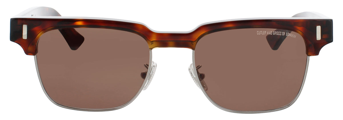 Cutler And Gross CGSN-1332-53-02 DARK TURTLE  Unisex Sunglasses 53mm Sunglasses