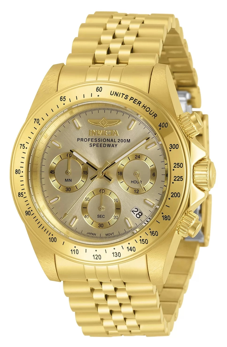 Invicta 30997 Quartz Watch White Dial Stainless Steel 39.5mm Men