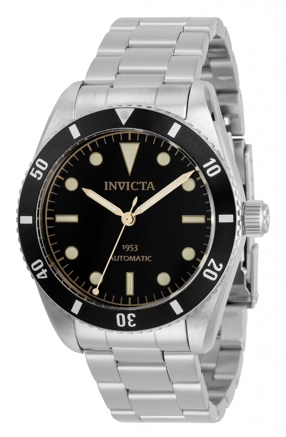 Invicta 31290 31290 Watch - Black Dial Stainless Steel Band
