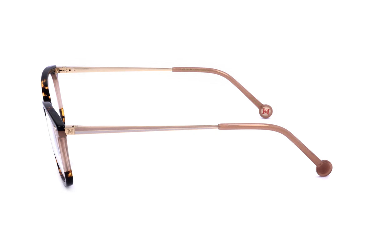 Carolina Herrera HER-0167 XLT Brown Rectangle Eyeglasses 53mm Eyeglasses