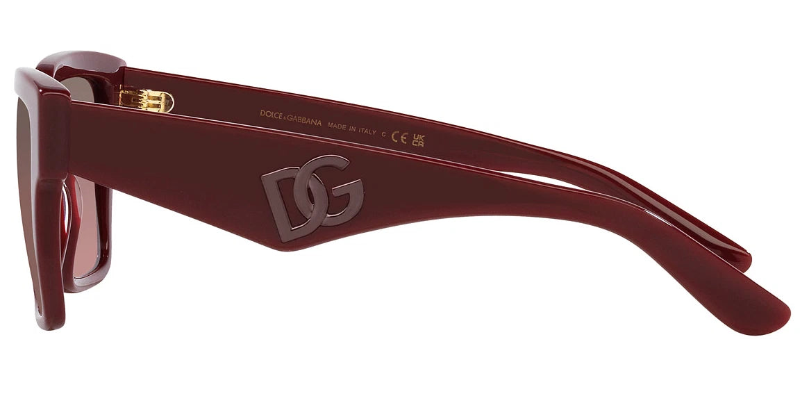 Dolce Gabbana 0DG4436-30917E-55 Red Square SUNGLASSES 55mm Sunglasses
