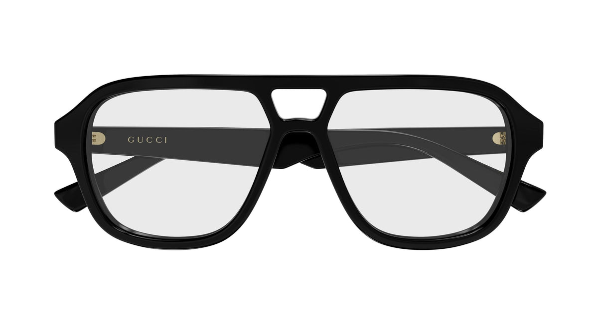 Gucci GG2183o-001 eyeglasses in black frame with clear lenses