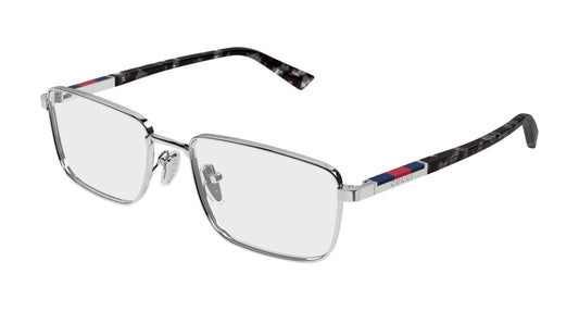 Gucci GG1964o-003 eyeglasses in havana frame with clear lenses