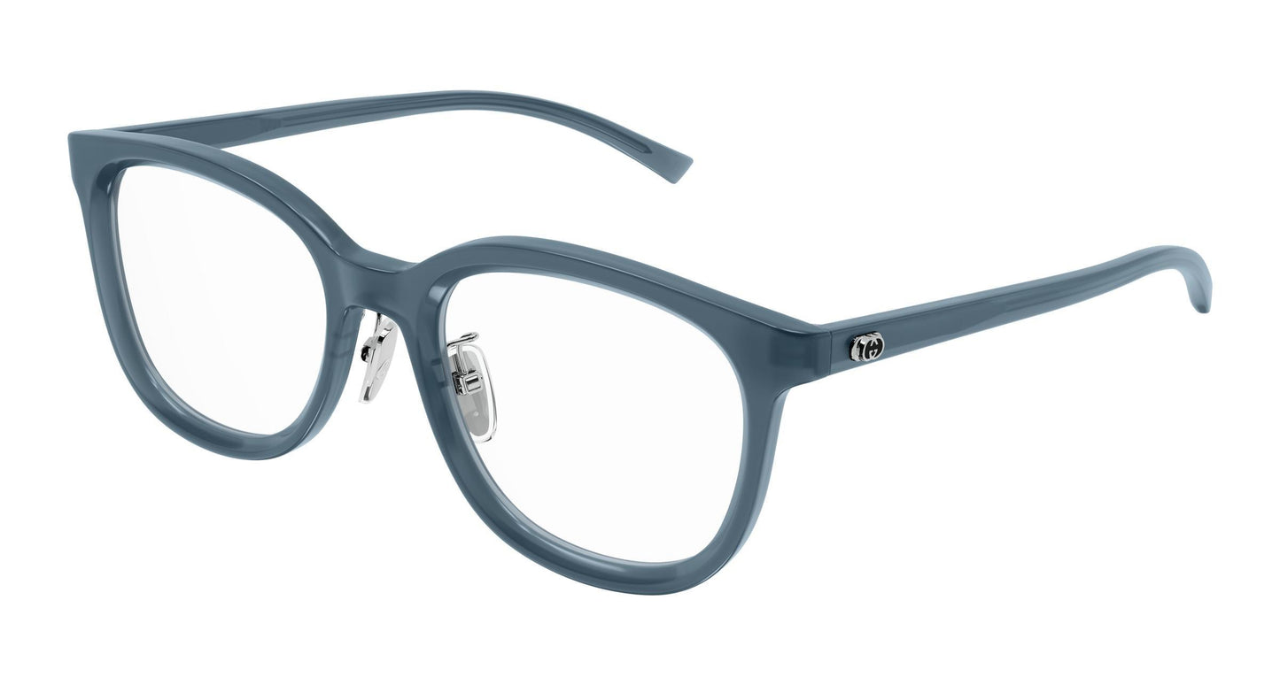 Gucci GG1949oK-003 eyeglasses in blue frame with clear lenses
