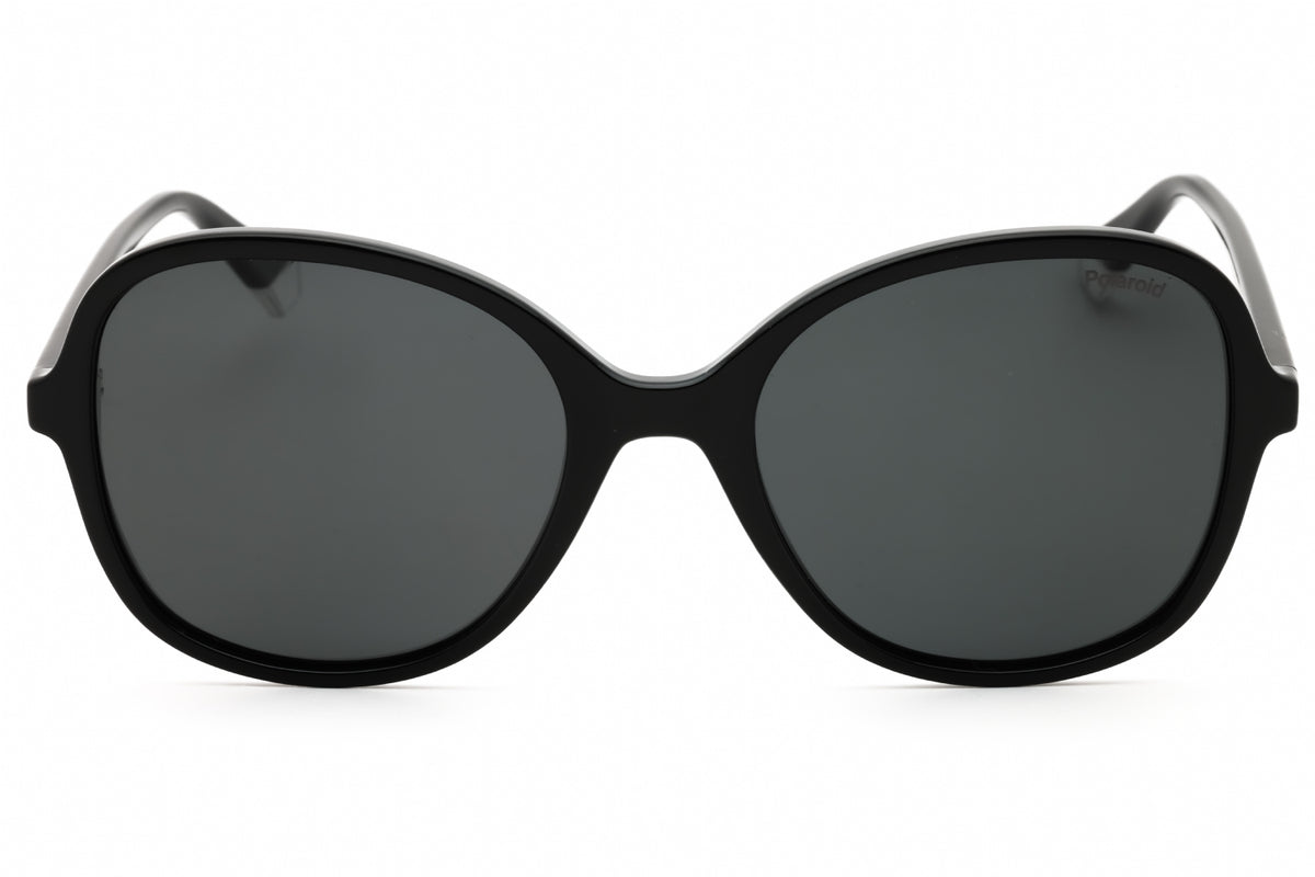 Polaroid Core PLD 4136/S-0807 M9 BLACK Oval Sunglasses 54mm Sunglasses