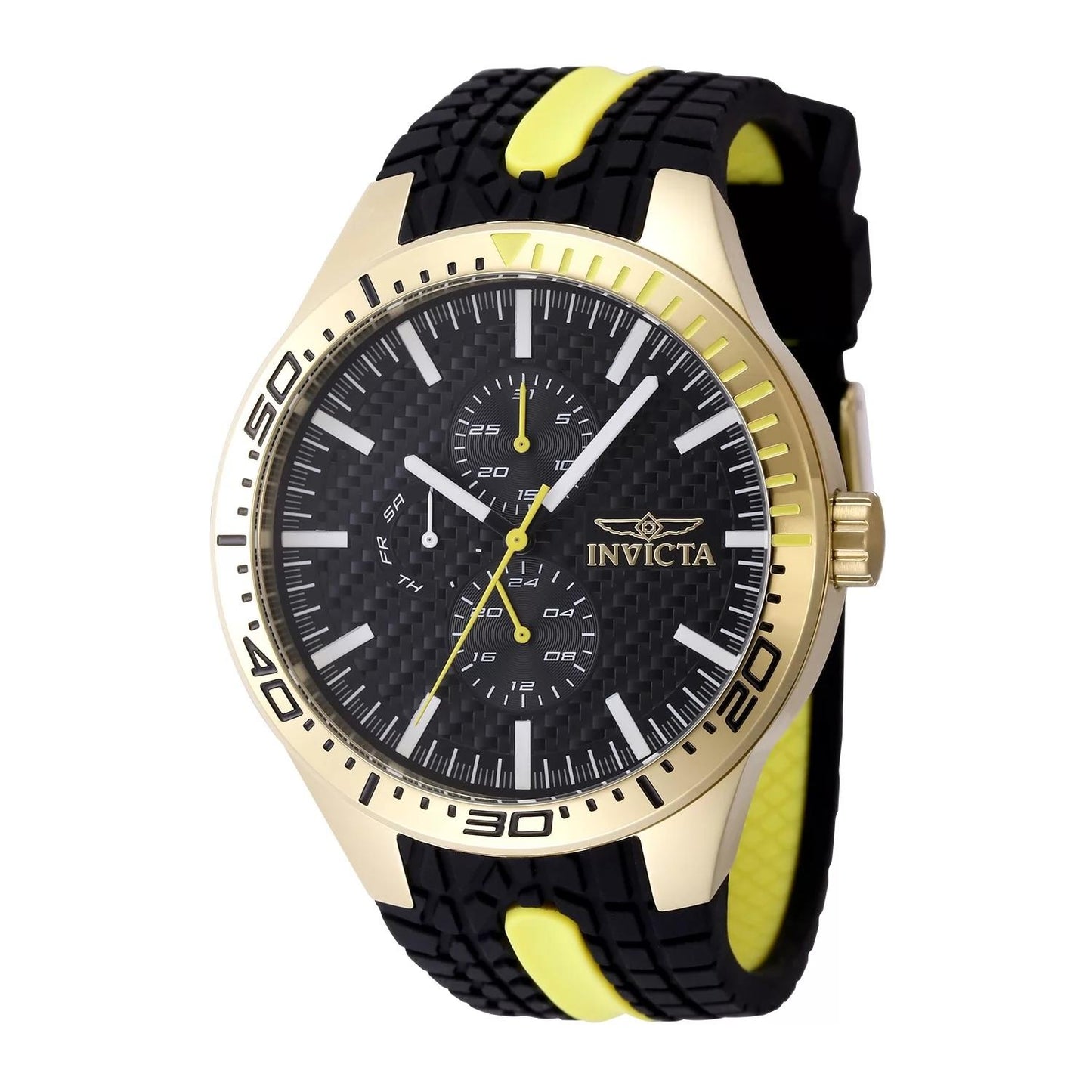 Invicta 48873 48873 Watch - Black Dial Stainless Steel Band