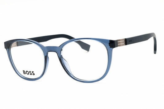 Hugo Boss BOSS 1577-0PJP 00 eyeglasses in blue frame with clear lenses