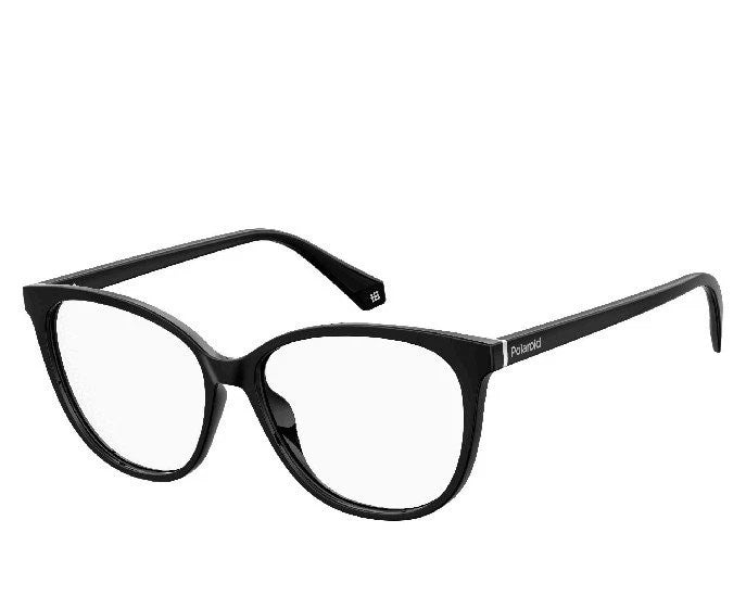 Polaroid PLDD372-807-55 Black Rectangle Eyeglasses 55mm Eyeglasses
