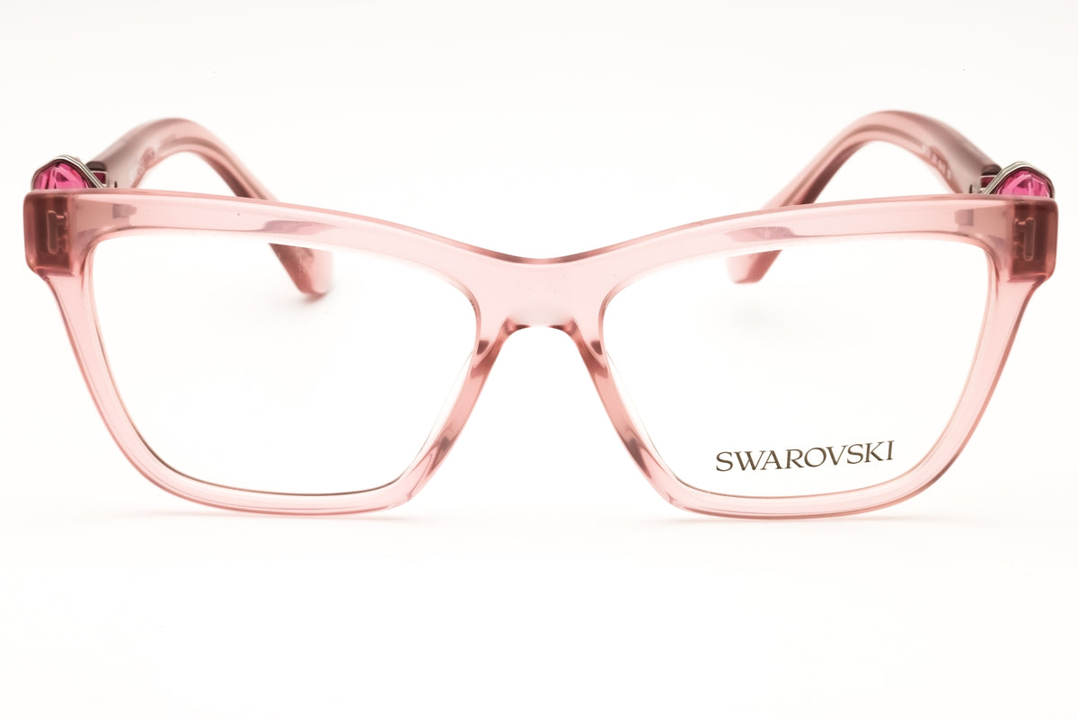 Swarovski 0SK2021-3001 Transparent Pink Rectangular Eyeglasses 55mm Eyeglasses