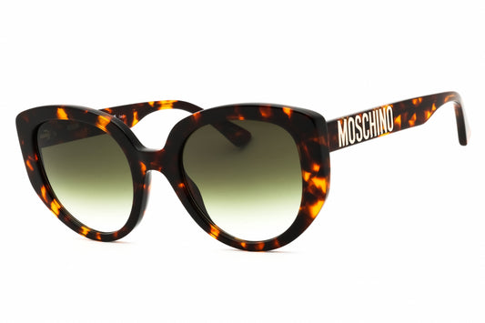 Moschino MOS173/S-0086 9K sunglasses in hvn frame with green shaded lenses