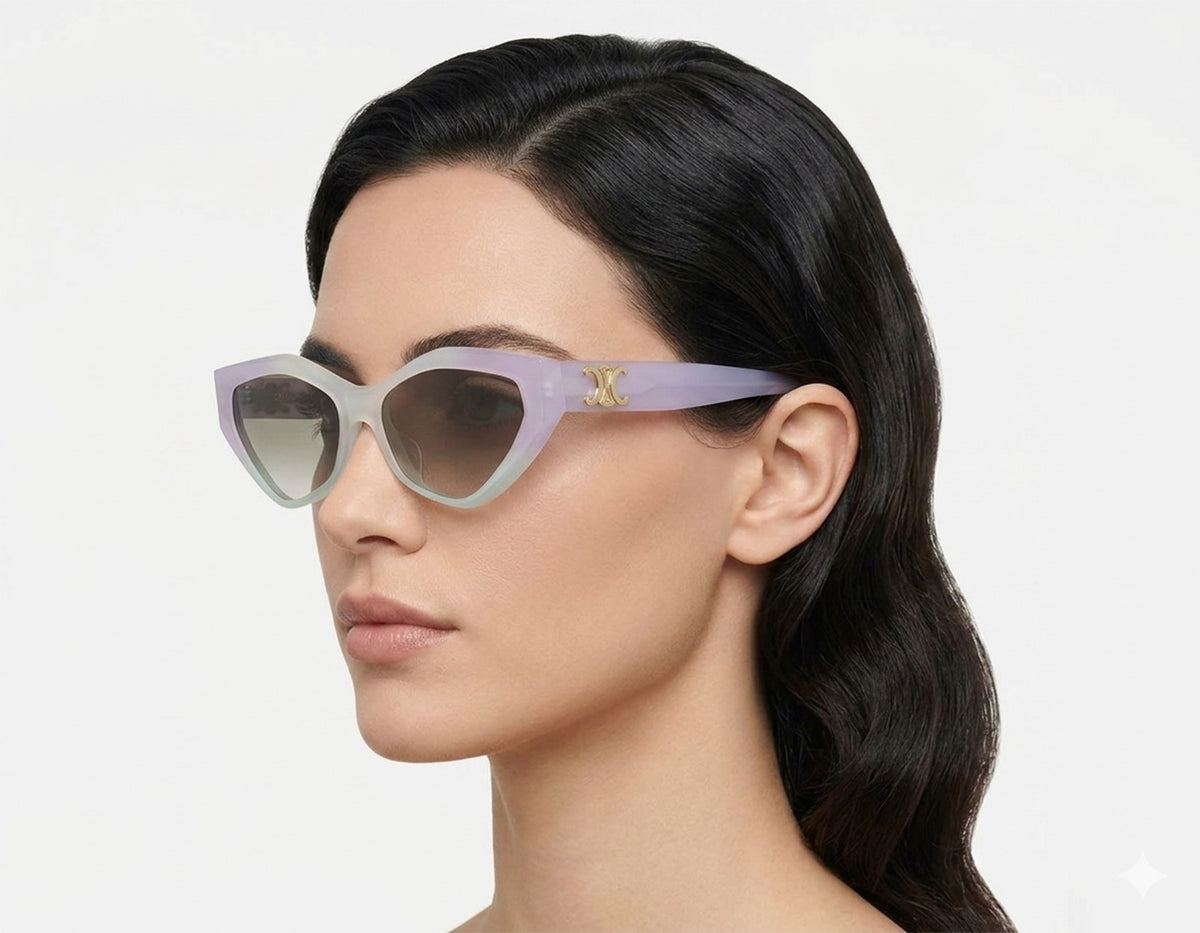 Celine CL40323U-5680F Pink Cat Eye Sunglasses 56mm
