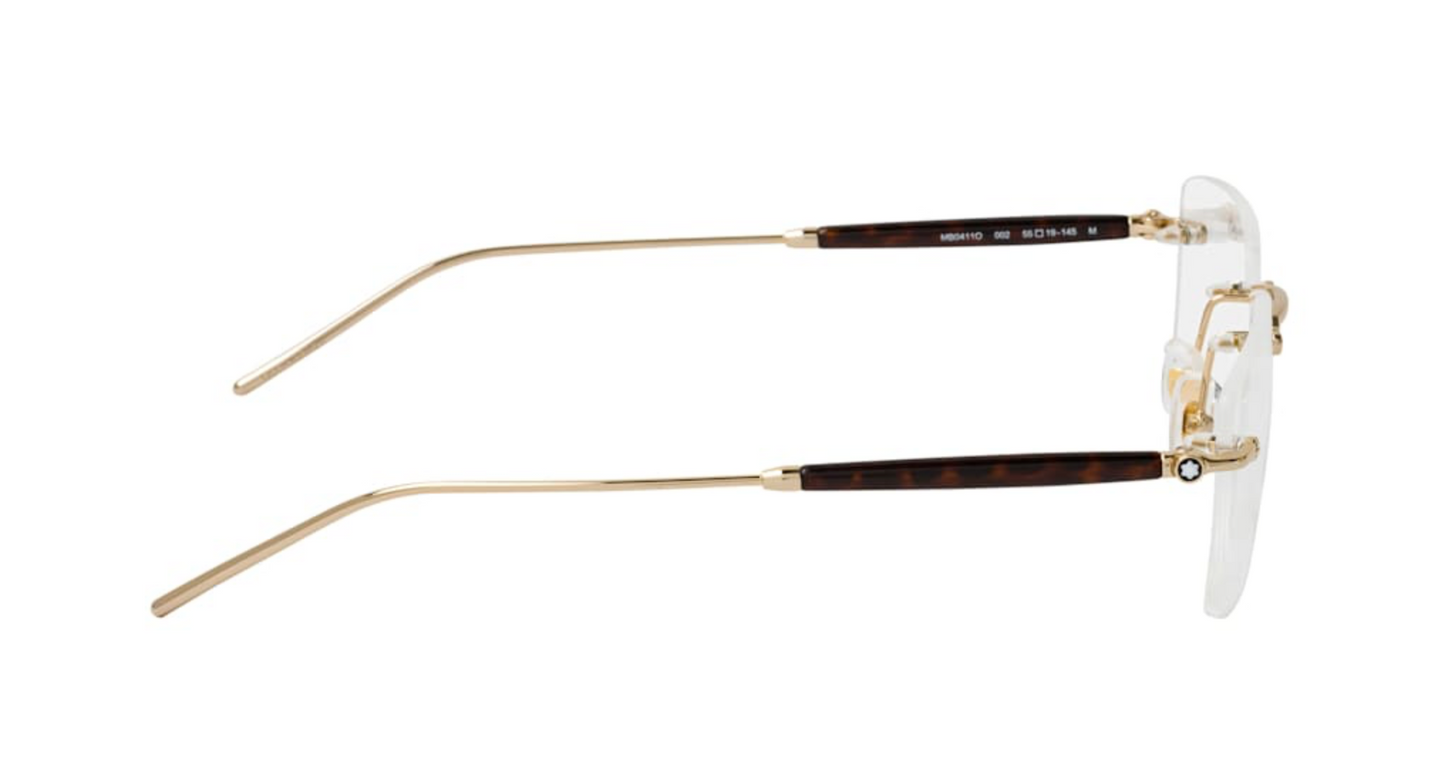 Mont Blanc MB0411o-002 55mm New Eyeglasses