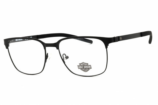 Harley Davidson HD50018-002 eyeglasses in matte black frame with clear lenses