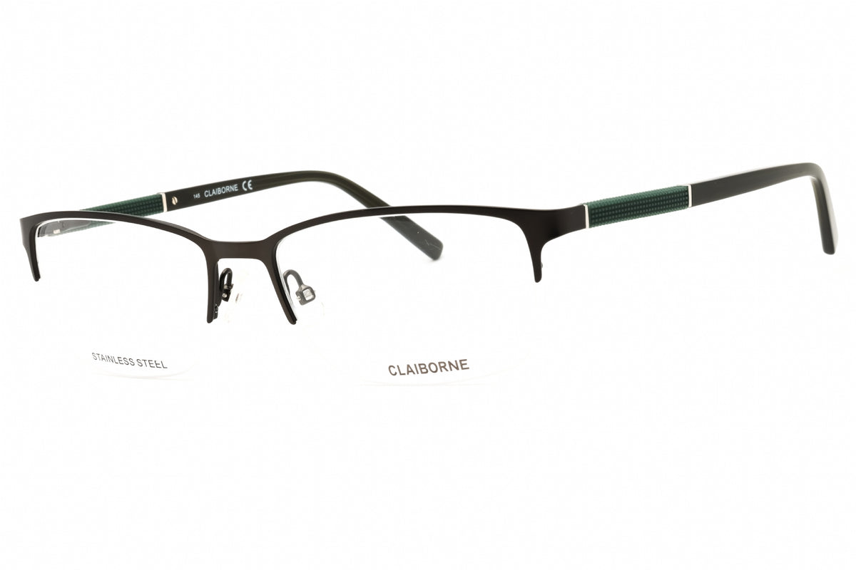 Liz Claiborne Cb 225-0DT8 00 Olive Rectangular Eyeglasses 55mm Eyeglasses