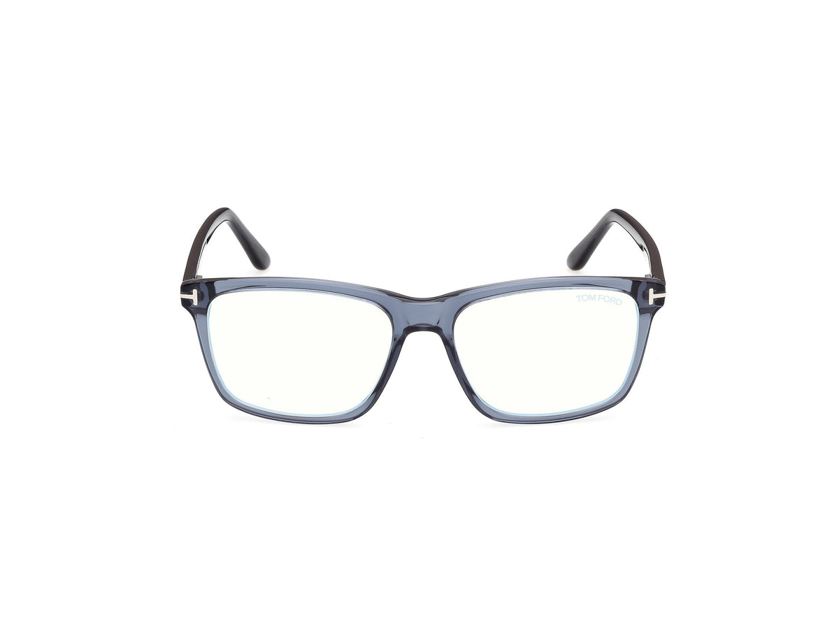 Tom Ford FT5479-B-58090-58 Shiny Blue Geometric  58mm Eyeglasses
