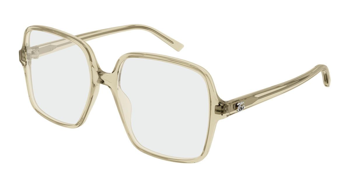 Gucci GG1994o-004 eyeglasses in gold frame with clear lenses