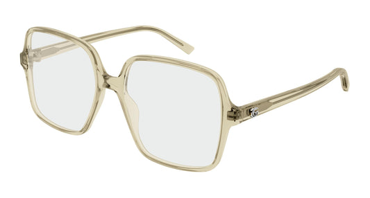 Gucci GG1994o-004 eyeglasses in gold frame with clear lenses