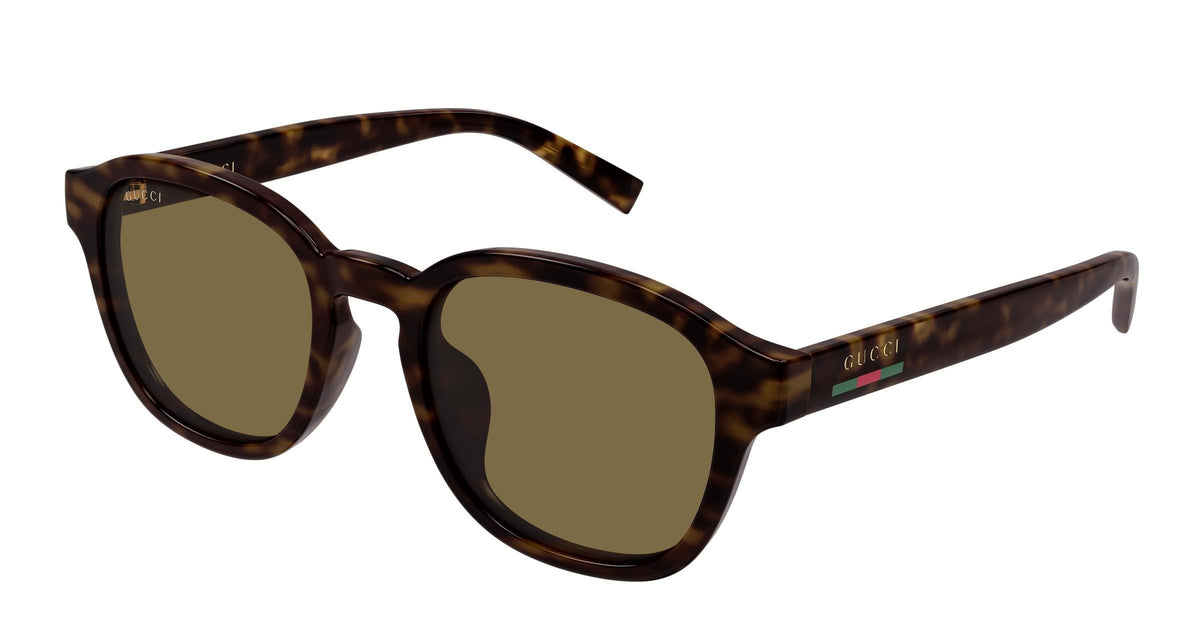 Gucci GG2109SK-002 sunglasses in havana frame with brown lenses