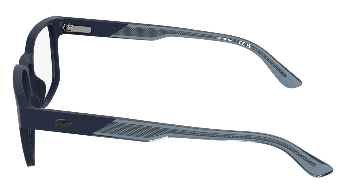 Lacoste L4010-410-53 BLUE Rectangle Eyeglasses 53mm Eyeglasses