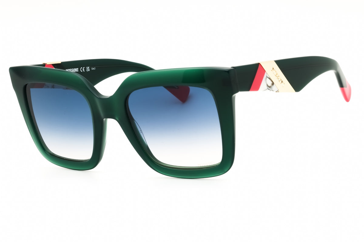 Missoni MIS 0192/S-01ED I4 GREEN Rectangular Sunglasses 52mm Sunglasses