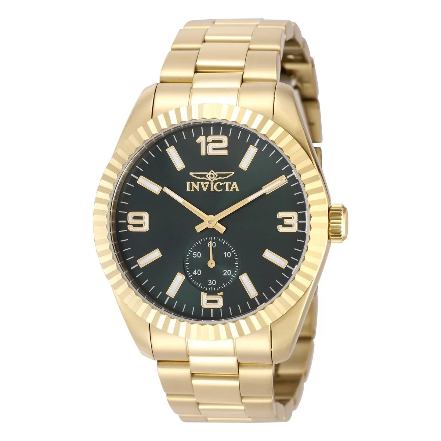 Invicta 49390 49390 Watch - Green Dial Stainless Steel Band