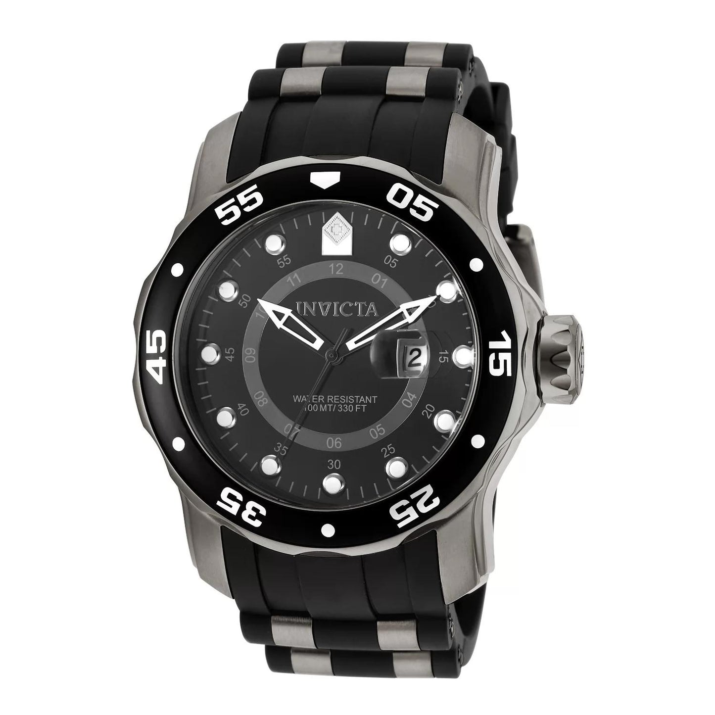 Invicta 6996 6996 Watch - Black Dial Polyurethane Band