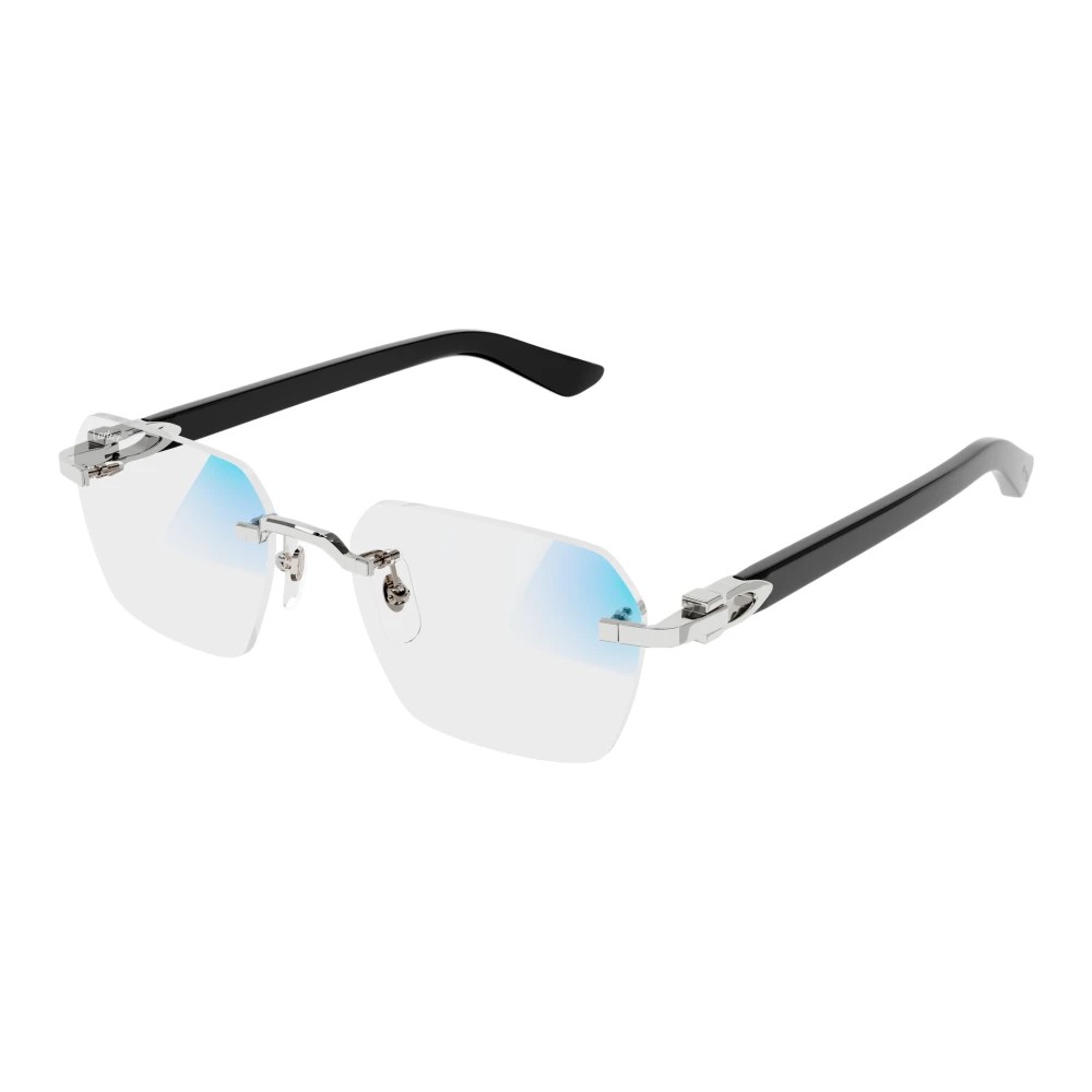Cartier CT0623S-001 Silver Rectangular Sunglasses 54mm Sunglasses
