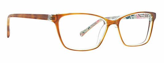 Vera Bradley Alora Mint Flowers 5316 53mm New Eyeglasses