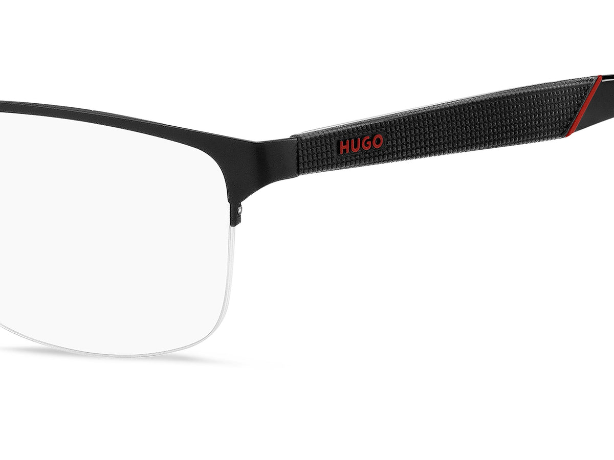 Hugo HG1333/G-003-55 Matte Black Rectangle Eyeglasses 55mm Eyeglasses