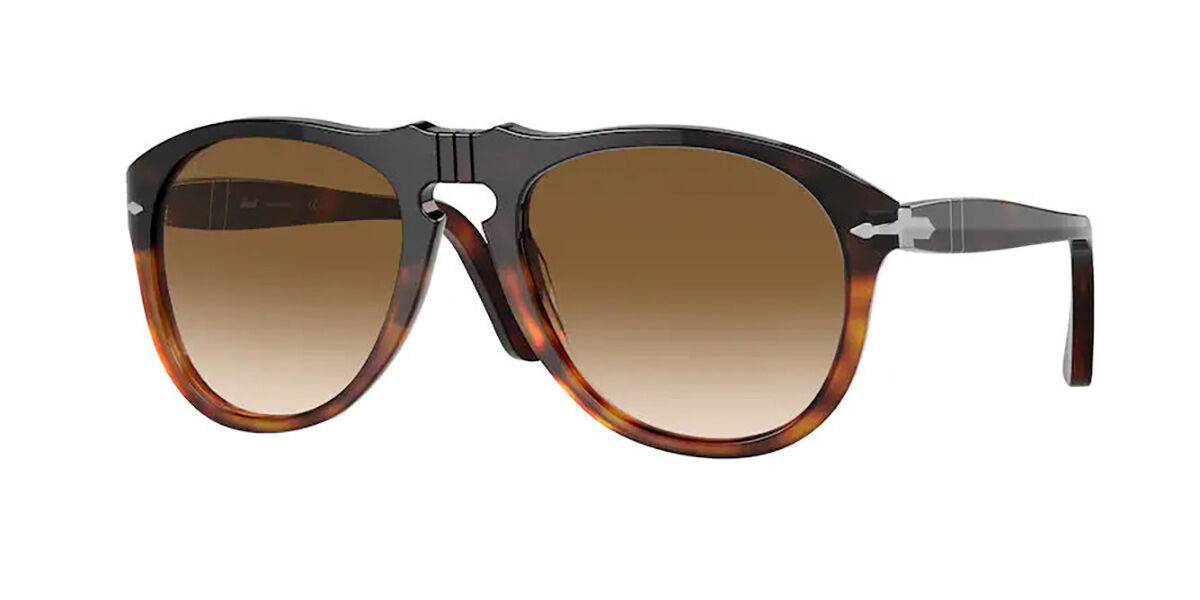 Persol 0PO0649 116051 52 Habana Aviator  52mm Sunglasses
