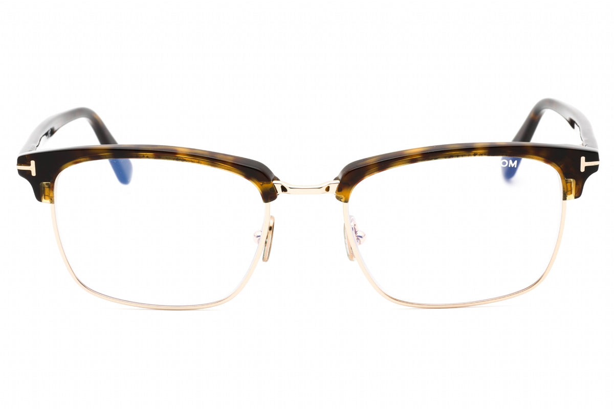 Tom Ford FT5801-B-052 Classic Dark Havana Rectangular Eyeglasses 54mm
