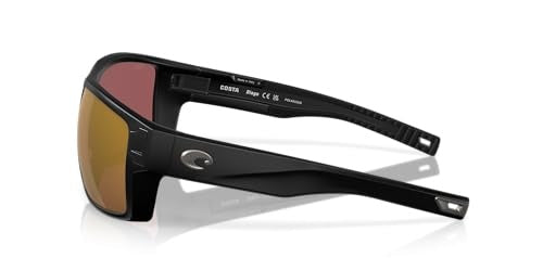 Costa del Mar 06S9034 903432 62 Black Rectangle Sunglasses 0mm Sunglasses