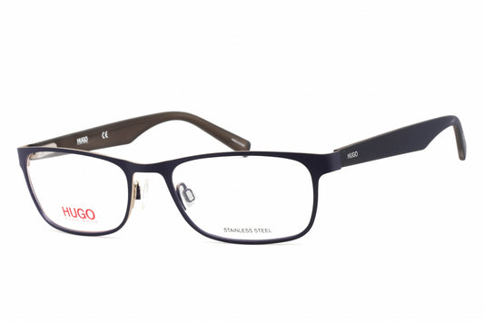 Hugo Boss HG0209-4NZ-54 eyeglasses in blue grey frame with clear lenses